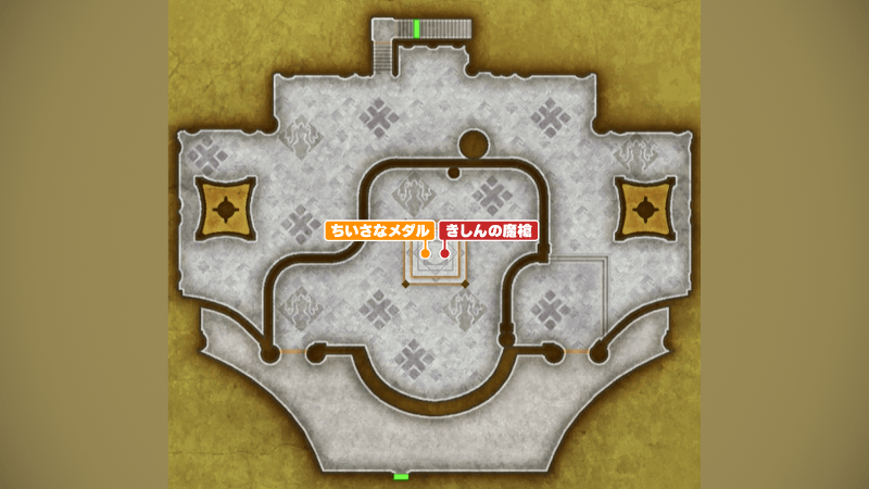 謎の塔_2階のマップ