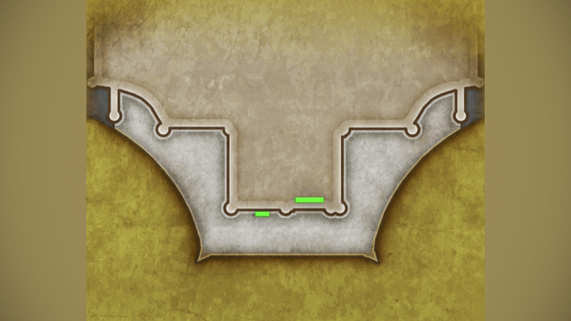 謎の塔_1階のマップ