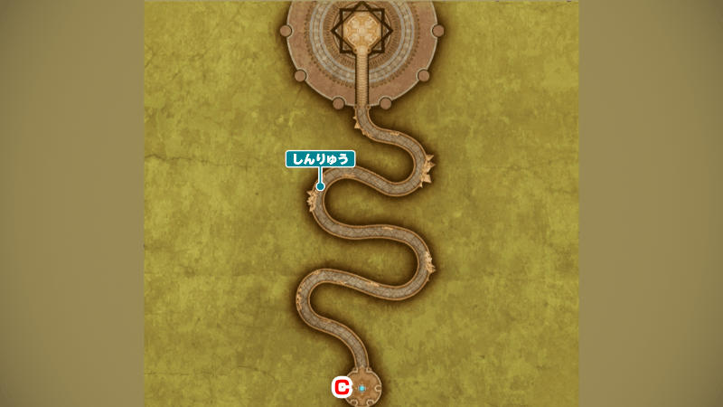 試練の神殿_北のマップ