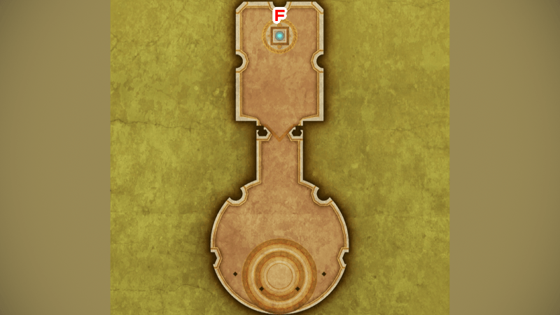 試練の神殿_南のマップ