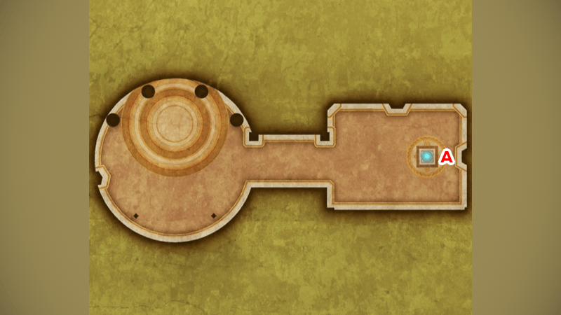 試練の神殿_西のマップ