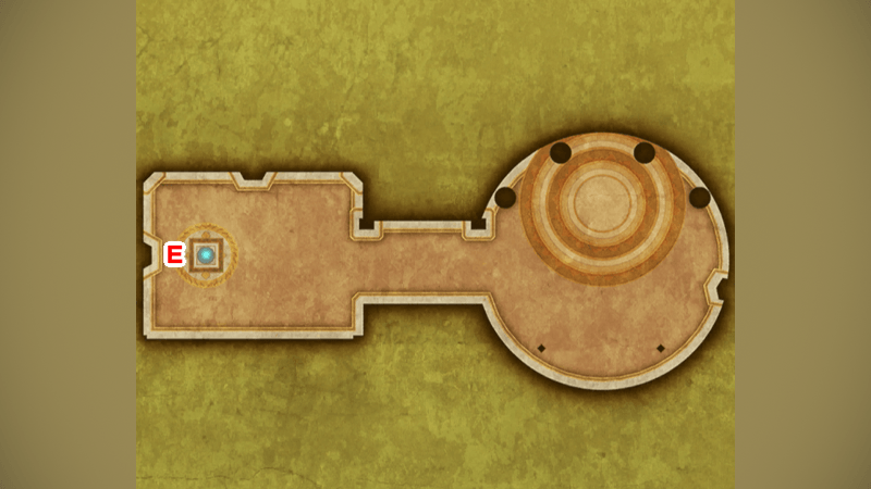 試練の神殿_東のマップ