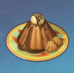 火山ケーキの画像