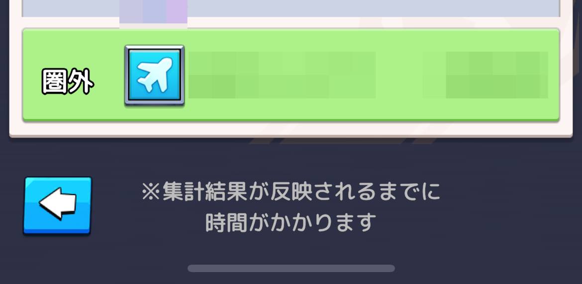 画面下部にて自身のランキングを確認可能