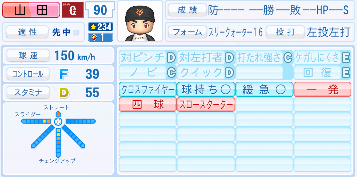 山田龍聖のステータス画像