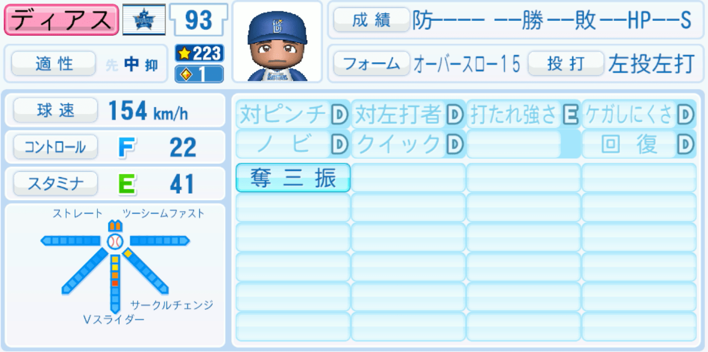 ディアスのステータス画像