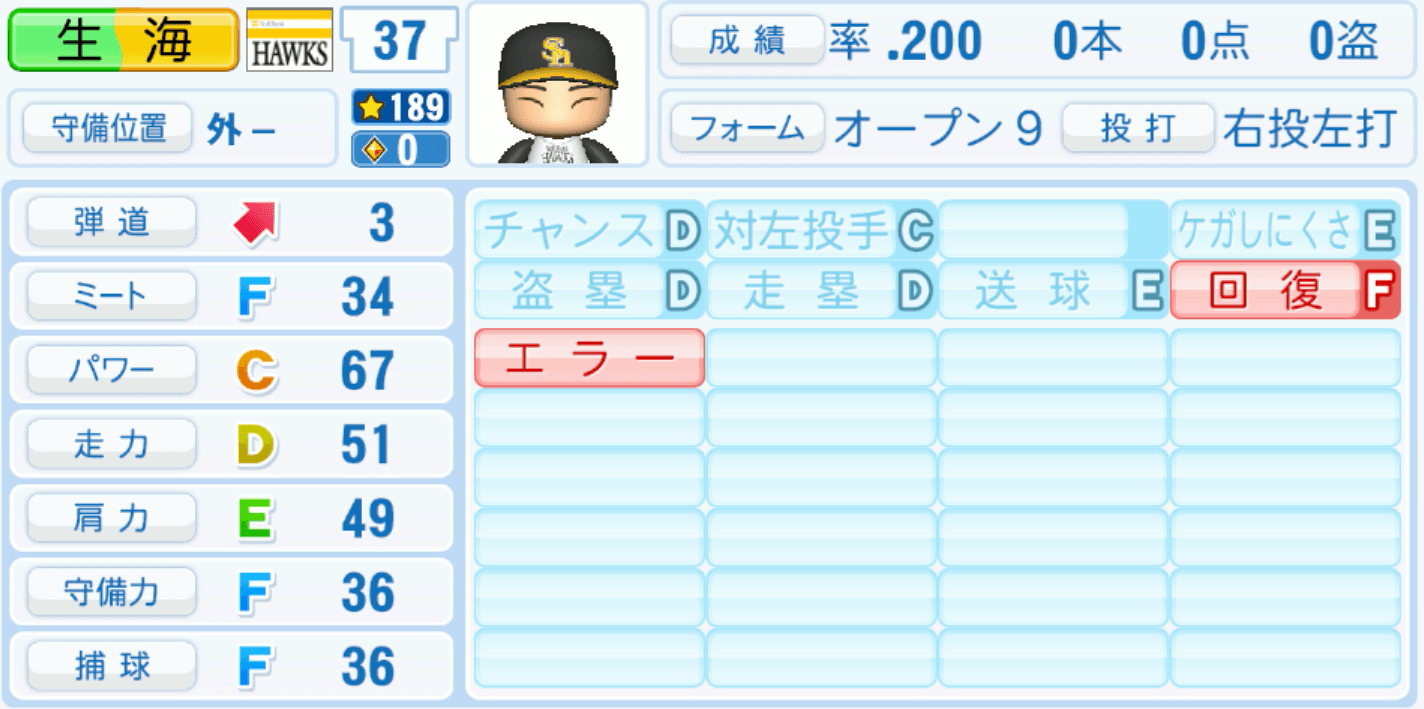 生海のステータス画像