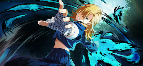 「覚悟を胸に」竜胆サキのキャラ画像