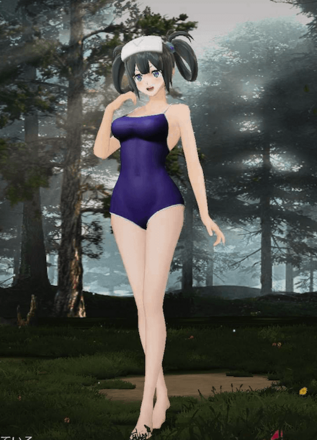 ヘスティア水着Ver.画像