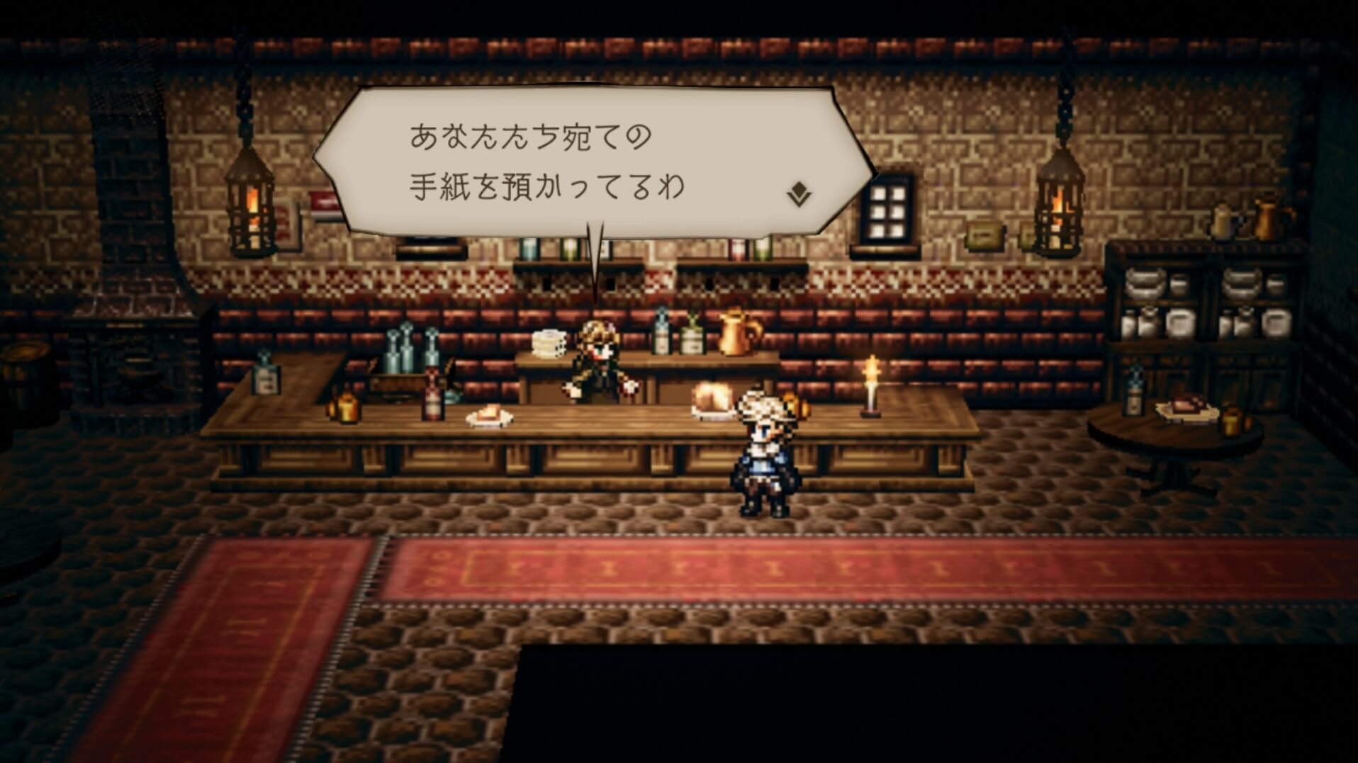 クラグスピアの酒場でクエスト受注