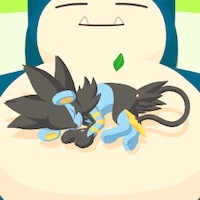 おなかのうえ寝/レントラーのアイコン