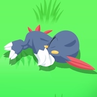 ニューラの星1寝顔画像