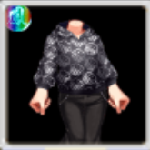 ハッチくんパーカー【黒】の画像