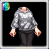 ハッチくんパーカー【白】の画像