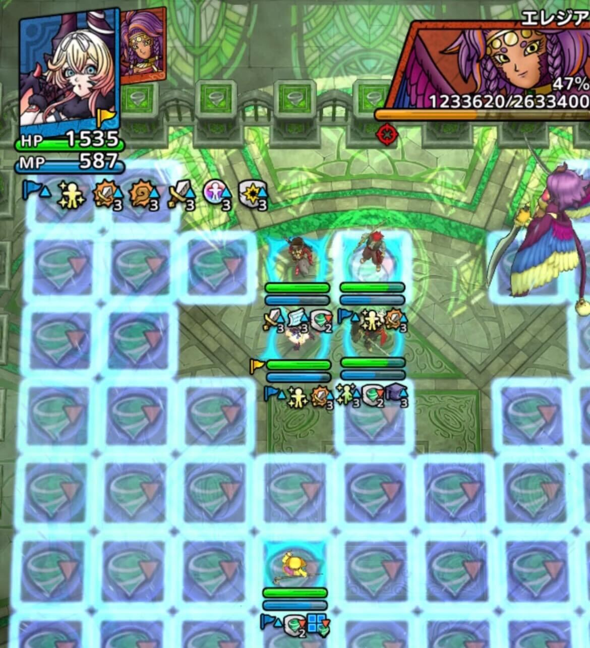 5ターン目に50%以下まで減らすと倒しやすくなる