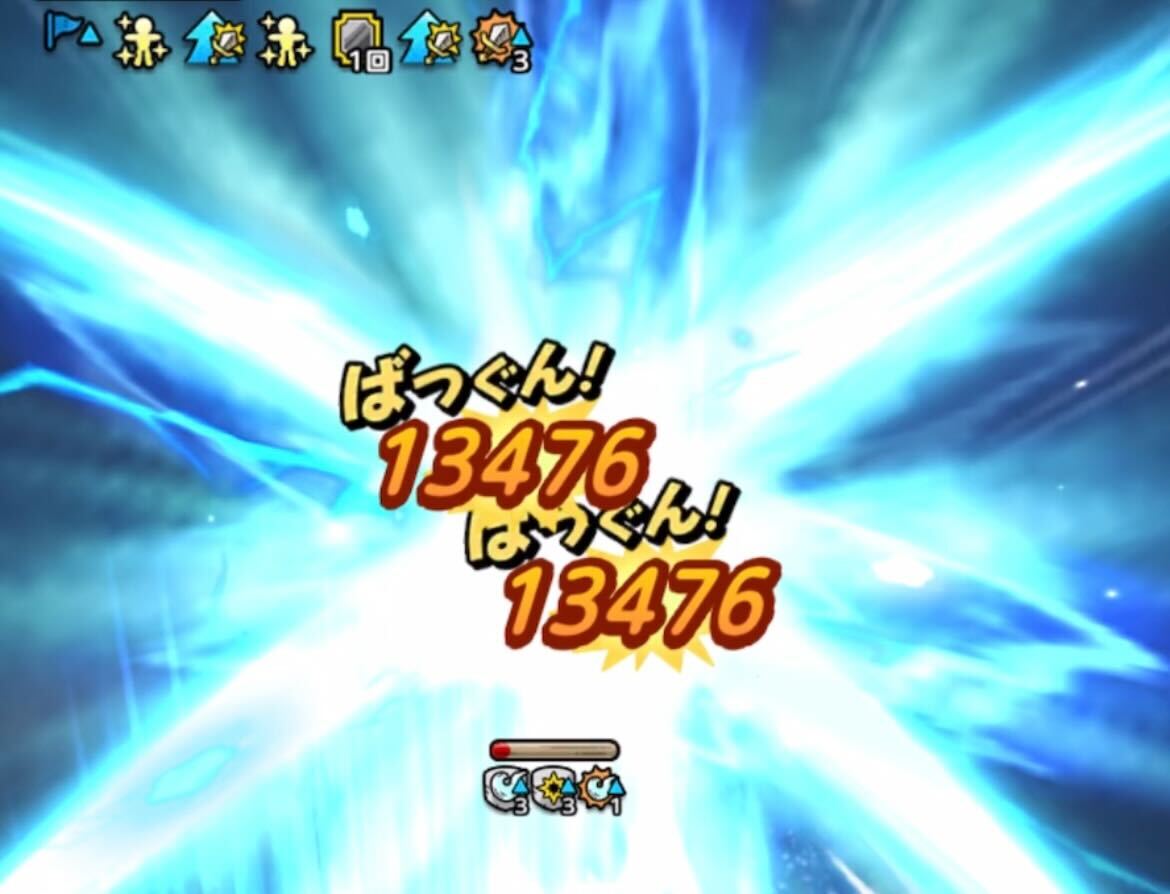 HP30%以上から必殺技と追撃で倒しきる