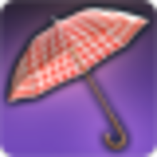 チアフルチェックパラソル