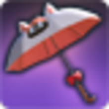 ねこみみさんの傘の画像