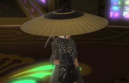 黄漆塗番傘見た目