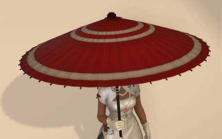 紅漆塗番傘見た目