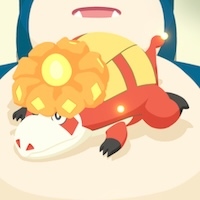 アチゲータの星4寝顔画像