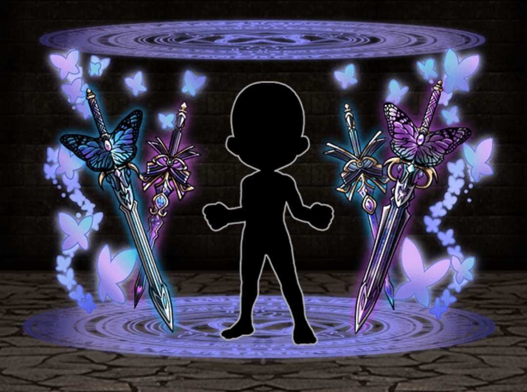 蝶舞う夜の帳の画像