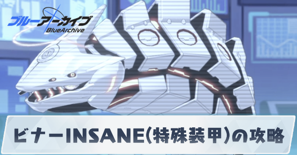 ビナーINSANE(特殊装甲)の攻略