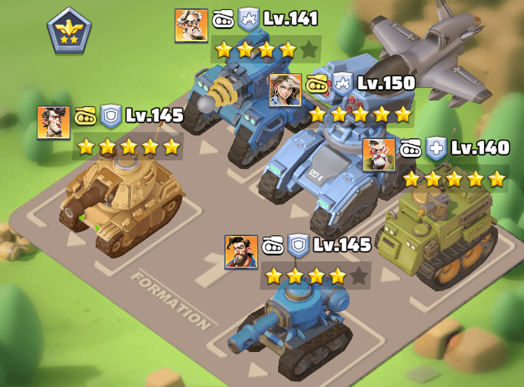 1つの部隊に絞ってランクを上げるのがおすすめ