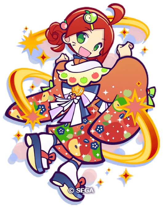 スポットライトのりんご(星7)