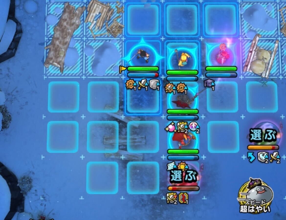 1ターン目にサンダタを優先して倒す