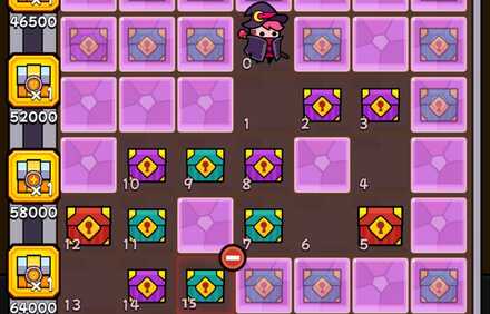 自身で15マスルートを選択してサイコロを回す