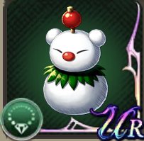 雪だるまモーグリのブローチ