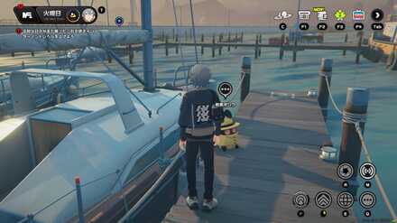 2番乗船口にいる船長ボンプを助ける