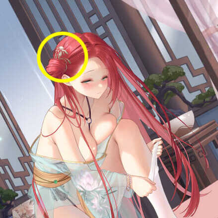 少女廻戦の黄金花のタップする場所