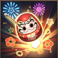 必勝だるま画像