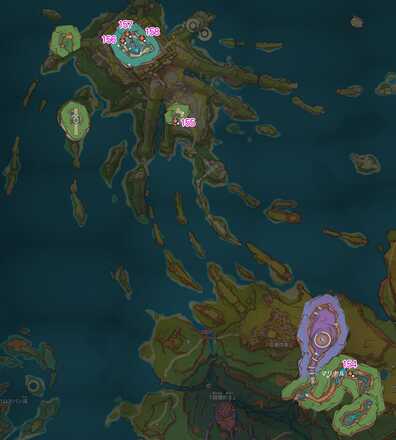 Ver.5.2炎神の瞳数字マップ(地下1)