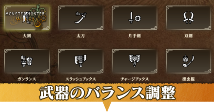 武器バランスの調整