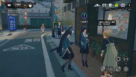 六分街の喫茶店前の画像