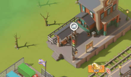 「他人の輸送車」画面から探す1