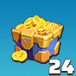 金貨レベル宝箱×24