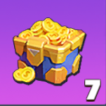 金貨レベル宝箱SSR×7