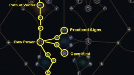 Path of Exile 2 (PoE2) - CC Storm First Nodes