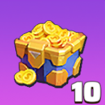 金貨レベル宝箱SSR×10