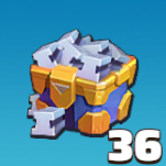 鋼材レベル宝箱×36