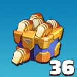 食材レベル宝箱×36