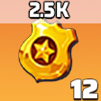 2500連盟貢献ポイント×12