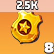 2500連盟貢献ポイント×8
