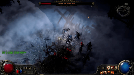 ミスト オブ アイス攻撃中にフラスコを補充する