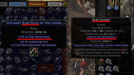 焦土から身を守るために耐火性を獲得する