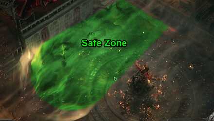 砂嵐から身を守るためにアサラの後ろに留まってください